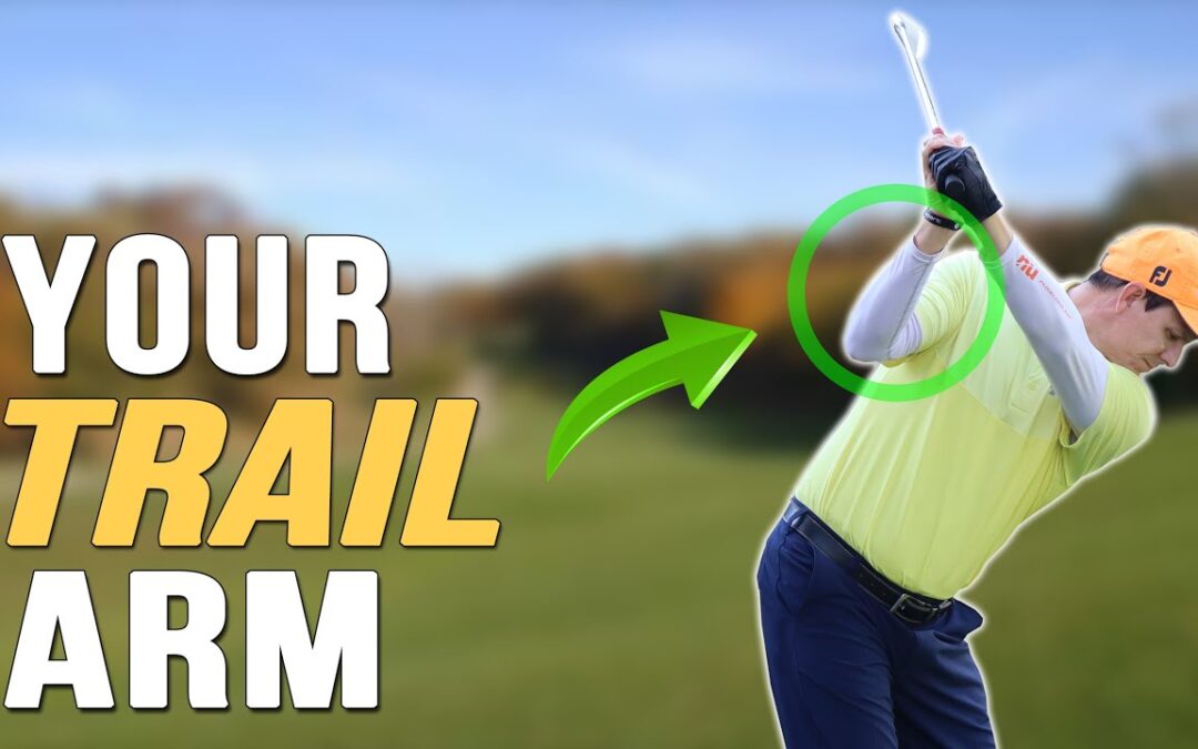 Trail Arm Backswing ➜ Make A Repeatable Golf Swing #shorts