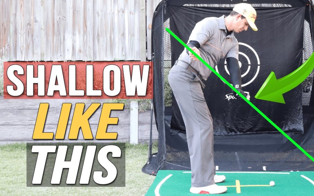 Best Way To Shallow The Golf Club ➜ Easily Get Into The Slot #shorts