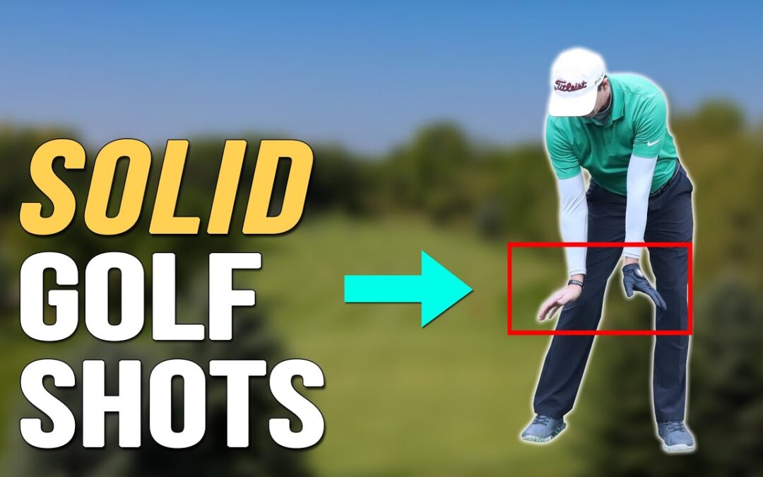 Low Hands Golf Swing ➜ Hit Solid Golf Shots #shorts