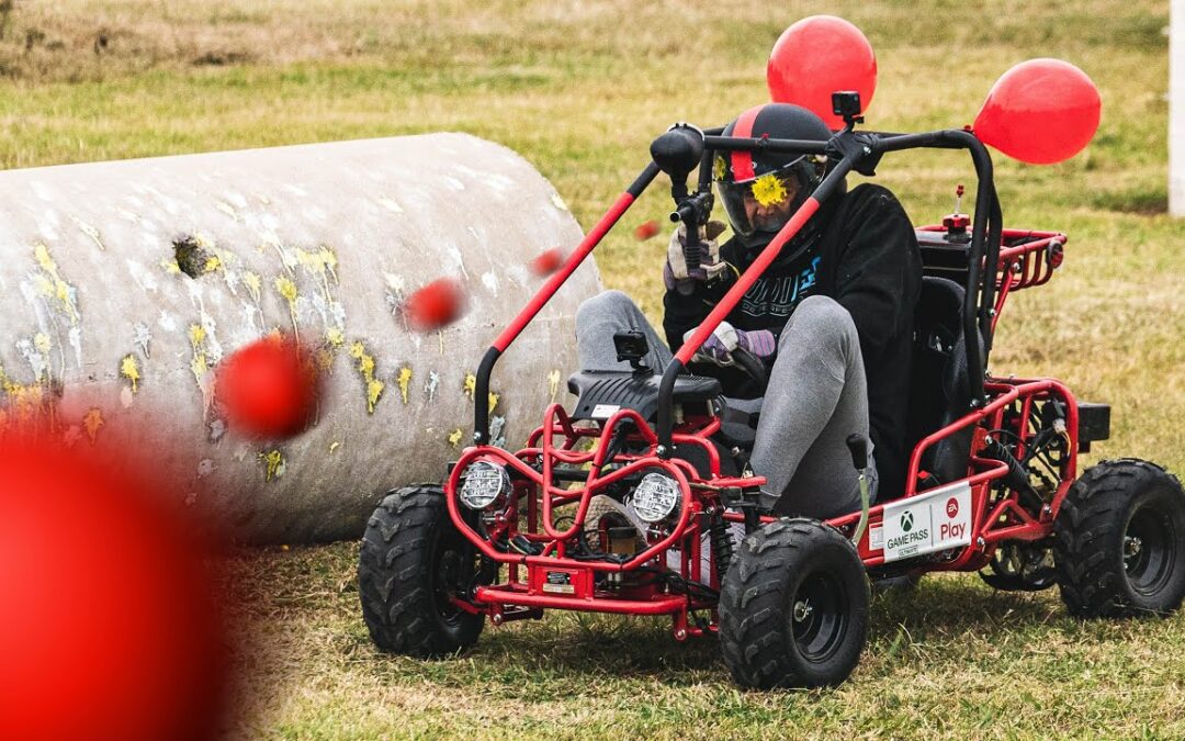 Go Kart Paintball Battle