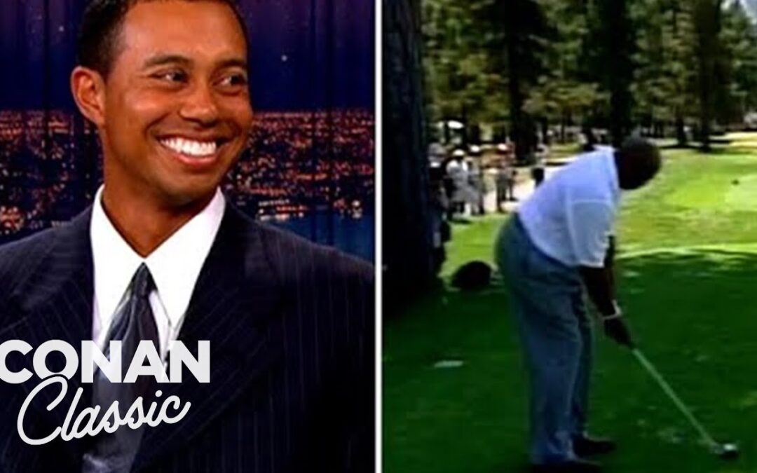 Tiger Woods Analyzes Charles Barkley’s Golf Swing | Late Night with Conan O’Brien