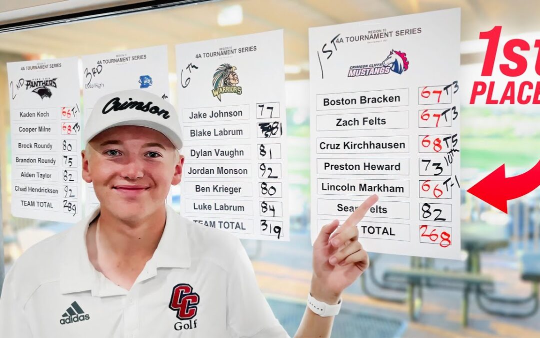 Winning My First High School Golf Tournament!