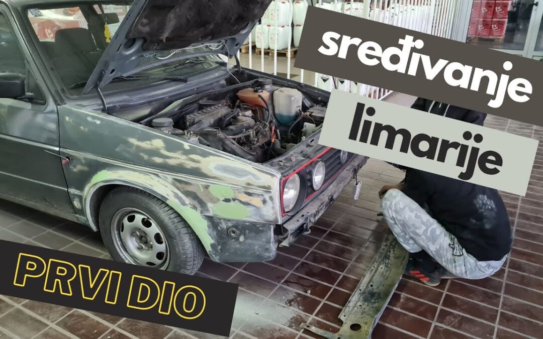 VW Golf Mk2 | Sređivanje limarije | Prvi dio