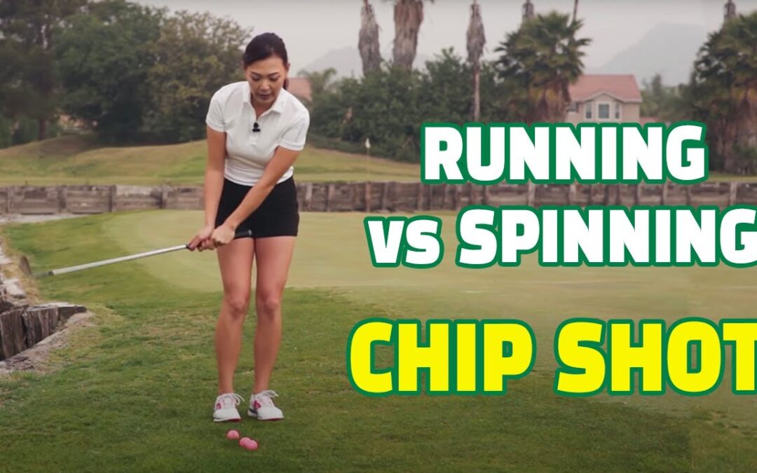 Running & Spinning A Chipshot | Golf with Aimee