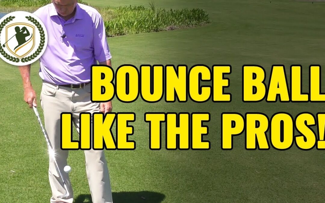 GOLF TRICK SHOT – HOW TO BOUNCE GOLF BALL LIKE THE PROS!