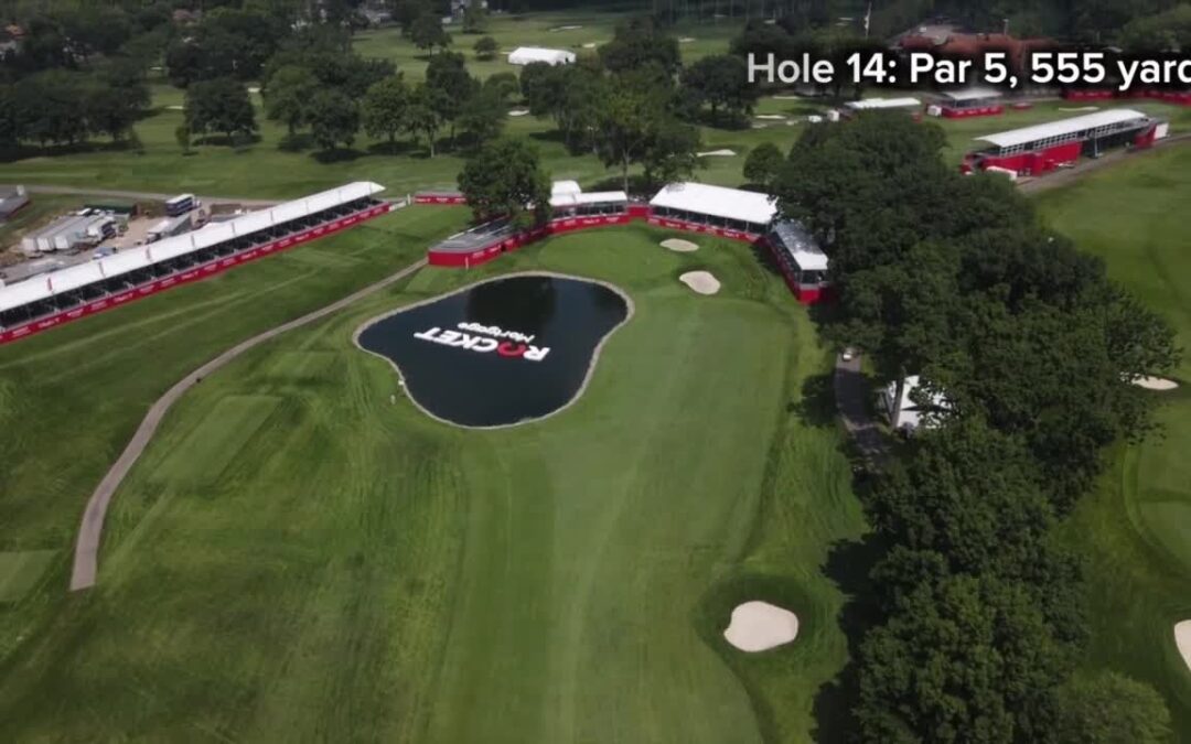 Every hole at Detroit Golf Club for the 2022 Rocket Mortgage Classic