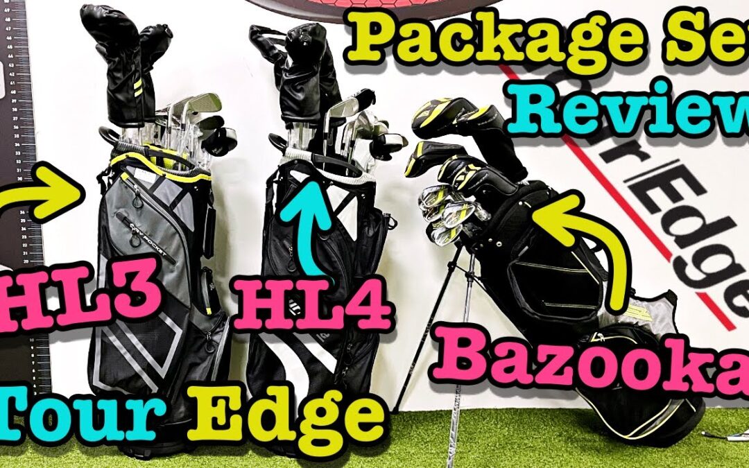 Tour Edge PACKAGE SET Review | Are These the BEST Package Set Golf Clubs? | HL3 vs HL4 vs Bazooka470