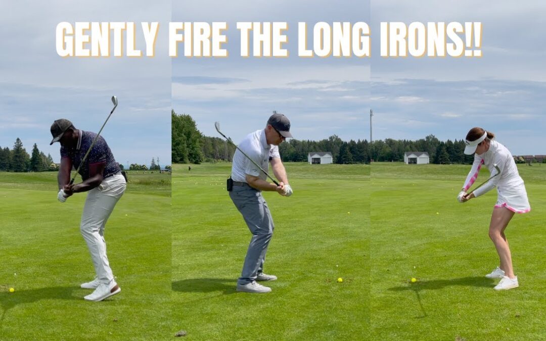 GENTLY FLUSH YOUR LONG IRONS BY RELEASING YOUR GOLF SWING!  No rushing necessary!