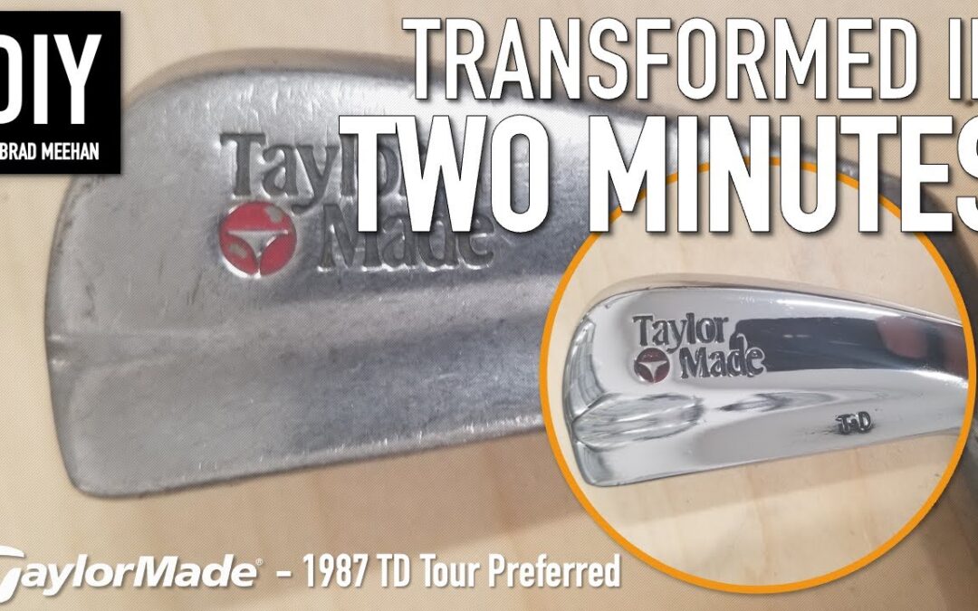 2 Minute Vintage Golf Club Restoration – 1987 Taylormade TD Tour Preferred