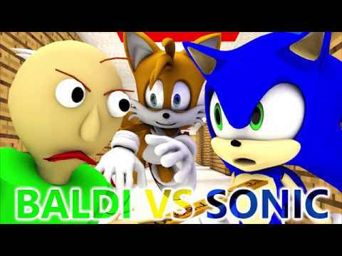 BALDI’S BASICS VS SONIC (Official) Baldi Minecraft Animation Horror Game