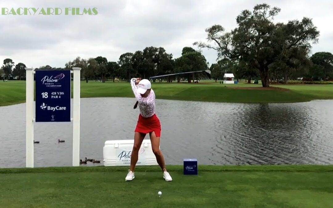 Aline Krauter Golf Swing 2022 Pelican Women’s Championship LPGA Tournament Florida Final Round