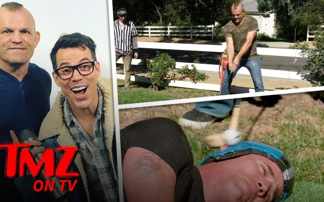 Steve-O Gets Golf Club to Face Courtesy of Chuck Liddell | TMZ TV