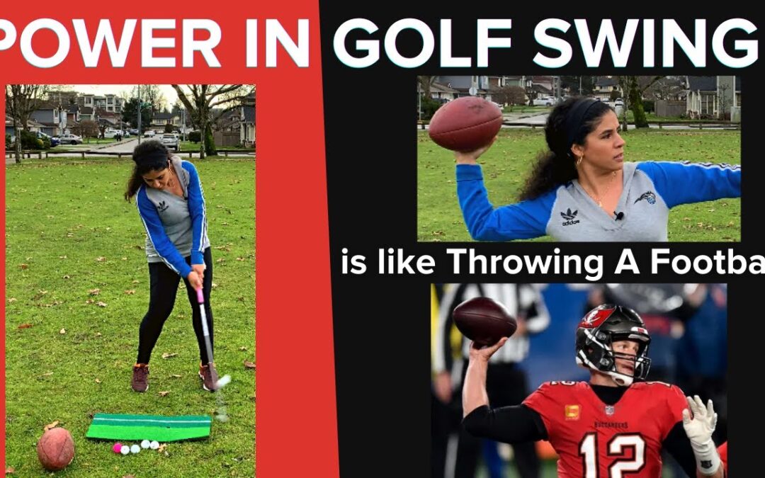 Power in the golf swing mechanics explained | Quarterback throwing a football