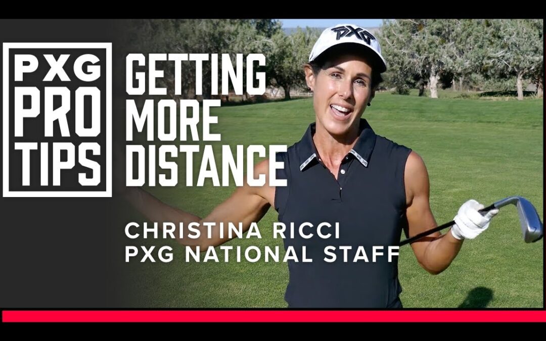 How to Get More Distance as a Beginning Golfer | PXG Golf Swing & Mobility Tips with Christina Ricci
